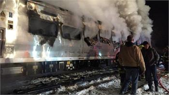 هفت نفر در تصادف خط آهن حومه نیویورک کشته شدند