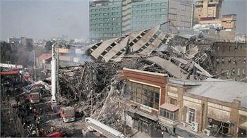 ساختمان پلاسکو  در تهران فروریخت