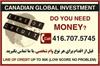 Canadian Global Investment - Do you need money?