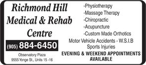 Richmond Hill Medical & Rehab Centre