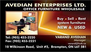 1- Avedian Enterprises | Office Furniture Wholesale And Liquidation Centre
