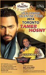 کنسرت تامر حسنی در تورنتو
