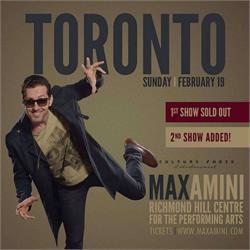 مکس امینی - تورنتو Max Amini Live